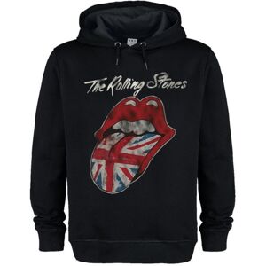 Rolling Stones Uk Tongue Amplified Black Medium Hoodie Sweatshirt Rolling Stones Uk Tongue Amplified Black Medium Hoodie Sweatshirt
