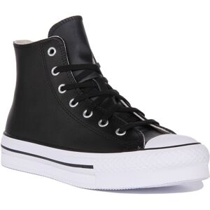 Converse A02485c Ct All Star Eva Lift Hi Black White Junior Uk 3 - 7 Converse A02485c Ct All Star Eva Lift Hi Black White Junior Uk 3 - 7