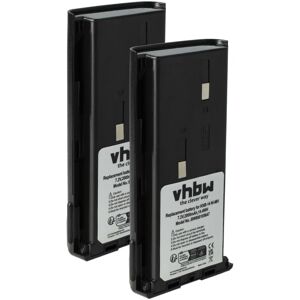 Vhbw 2x Battery For Kenwood Tk-2307 Tk-260ge Tk-260g Tk-261 Tk-250 Tk-260 2000mah Vhbw 2x Battery For Kenwood Tk-2307 Tk-260ge Tk-260g Tk-261 Tk-250 Tk-260 2000mah
