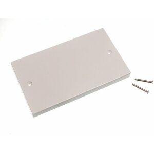 Onestopdiy White 48x Double 2-Gang Wall Cover Plate - Electrical Socket Cover Onestopdiy White 48x Double 2-Gang Wall Cover Plate - Electrical Socket Cover