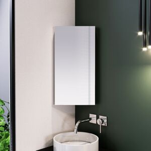 Elegant Corner Bathroom Mirror Cabinet Cupboard Single Door Stainless Steel Wall Mounted Elegant Corner Bathroom Mirror Cabinet Cupboard Single Door Stainless Steel Wall Mounted