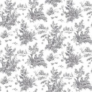 Ab42413 - Abby Rose 4 Toile Black Galerie Wallpaper Ab42413 - Abby Rose 4 Toile Black Galerie Wallpaper