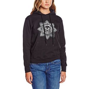 Motorhead Women'S Pig Badge Hoodie, Black Large Motorhead Women'S Pig Badge Hoodie, Black Large