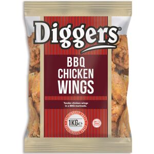 Diggers Frozen Bbq Chicken Wings 5x1kg ❄ Diggers Frozen Bbq Chicken Wings 5x1kg ❄