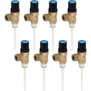 8 X Reliance - 10 Bar Tpr15 Pressure And Temperature Relief Valve 90-95°c (Eight 8 X Reliance - 10 Bar Tpr15 Pressure And Temperature Relief Valve 90-95°c (Eight