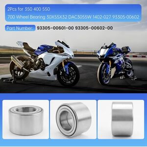 Eurowagens 2pcs For Grizzly 350 400 550 700 Wheel Bearing 30x532 Dac3055w Eurowagens 2pcs For Grizzly 350 400 550 700 Wheel Bearing 30x532 Dac3055w