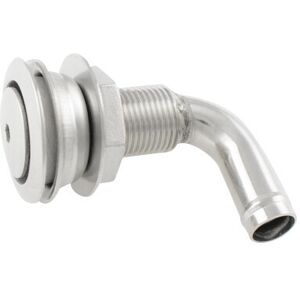 Osculati Stainless Steel Fuel Tank Vent - 16 Mm Pipe - Flush - 90 Degree Elbow Ndfmfv16 Osculati Stainless Steel Fuel Tank Vent - 16 Mm Pipe - Flush - 90 Degree Elbow Ndfmfv16