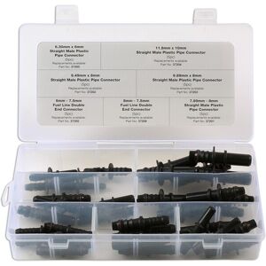 Connect Straight Fuel Line Pipe Connectors Assortment 35pc 34032 Connect Straight Fuel Line Pipe Connectors Assortment 35pc 34032