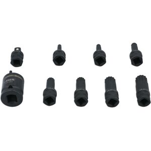 Dual Drive Spline Impact Bit Socket Set 9pc - Laser 7979 New Dual Drive Spline Impact Bit Socket Set 9pc - Laser 7979 New