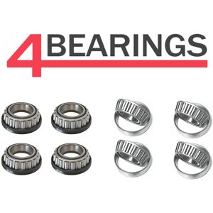 Trailer Wheel Bearings Kit (8 Bearings) 44643 & 44643l* Trailer Wheel Bearings Kit (8 Bearings) 44643 & 44643l*