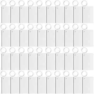 Eurowagens 30pcs Sublimation Keychain Blanks Side Heat Transfer Blanks Blank Eurowagens 30pcs Sublimation Keychain Blanks Side Heat Transfer Blanks Blank