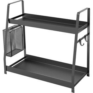 Does Not Apply 2 Tier Spice Rack For Countertop, Metal Standing Kitchen Storage Organizer Shelf Does Not Apply 2 Tier Spice Rack For Countertop, Metal Standing Kitchen Storage Organizer Shelf