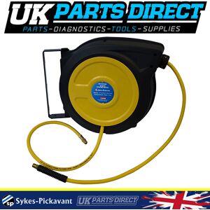 Sykes Pickavant Retractable Hose Reel - Air / Water - 15m X 8mm - 53359500 Sykes Pickavant Retractable Hose Reel - Air / Water - 15m X 8mm - 53359500