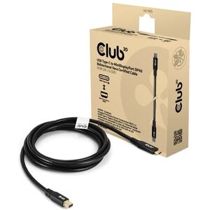 Club 3D 2m Club3d Cac-1561 Usb Type-C (M) To Minidisplayport (M) Bidirectional Cable, Bl Club 3D 2m Club3d Cac-1561 Usb Type-C (M) To Minidisplayport (M) Bidirectional Cable, Bl