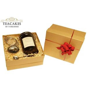 Teacakes Of Yorkshire Lavender Green Tea Gift Set Butterfly Wrapped Loose 100g Caddy Strainer Spoon Teacakes Of Yorkshire Lavender Green Tea Gift Set Butterfly Wrapped Loose 100g Caddy Strainer Spoon