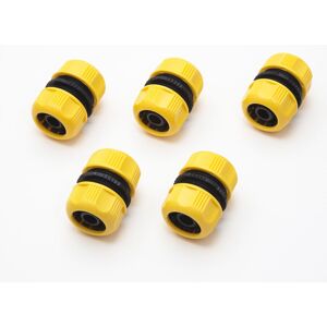 5 Packs Of 5 X Hose Mender Joiner Mending Connectors 12mm 1/2 Inch Onestopdiy 5 Packs Of 5 X Hose Mender Joiner Mending Connectors 12mm 1/2 Inch Onestopdiy