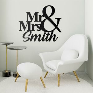 Black Country Metal Works New Mr And Mrs Personalised Wall Art Black Country Metal Works New Mr And Mrs Personalised Wall Art