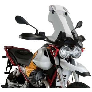 Puig Touring Screen With Visor Light Smoke For Guzzi V85 Tt 2021-Current Puig Touring Screen With Visor Light Smoke For Guzzi V85 Tt 2021-Current