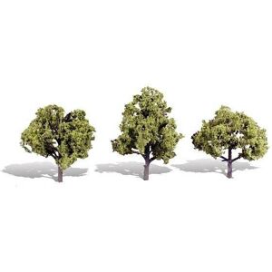 4"-5" Early Light Pack Of 3 Oo/ho Trees Woodland Scenics Tr3509 4"-5" Early Light Pack Of 3 Oo/ho Trees Woodland Scenics Tr3509