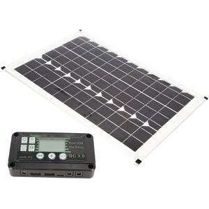 100w Solar Panel Kit 220w Inverter Mppt Controller Dual Usb Output Solar Cha Set 100w Solar Panel Kit 220w Inverter Mppt Controller Dual Usb Output Solar Cha Set