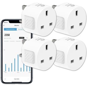 Antela Smart Plug With Energy Monitoring, 2,4ghz Wifi Plug, Smart Life App Wire Antela Smart Plug With Energy Monitoring, 2,4ghz Wifi Plug, Smart Life App Wire