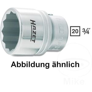 Hazet Socket Bi-Hex 3/4 41 Len. 68mm 1000z-41 Hazet Socket Bi-Hex 3/4 41 Len. 68mm 1000z-41