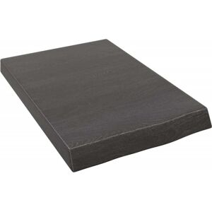 Wall Shelf Dark Grey 40x60x(2-6) Cm Treated Solid Wood Oak Vidaxl Wall Shelf Dark Grey 40x60x(2-6) Cm Treated Solid Wood Oak Vidaxl