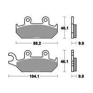 Tecnium Organic Scooter Brake Pads Me150 Compatible With Yamaha Tzr 50 50 1990-2 Tecnium Organic Scooter Brake Pads Me150 Compatible With Yamaha Tzr 50 50 1990-2
