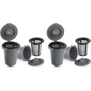 Sodial 3x(4pcs Reusable Cup For -Rfc Home Ebarist For Coffee3019 Sodial 3x(4pcs Reusable Cup For -Rfc Home Ebarist For Coffee3019