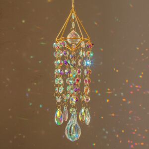 Crystal Suncatchers Hanging Wind Chime Style Garden Suncatcher Rainbow Maker Han Crystal Suncatchers Hanging Wind Chime Style Garden Suncatcher Rainbow Maker Han