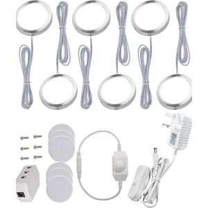 cefrank Under Cupboard Lighting, 6pcs Dimmable Led Puck Lights, Kitchen Lighting For Di cefrank Under Cupboard Lighting, 6pcs Dimmable Led Puck Lights, Kitchen Lighting For Di