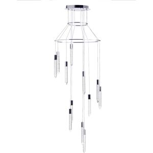 Litecraft Visconte Krypto-Lampada Ceiling Pendant Led Cluster 12 Light - Polished Chrome Litecraft Visconte Krypto-Lampada Ceiling Pendant Led Cluster 12 Light - Polished Chrome