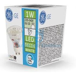 Ge Lighting Srl General Lighting 96736 Led 1w Gu10 220v White (Decor White) Ge Lighting Srl General Lighting 96736 Led 1w Gu10 220v White (Decor White)