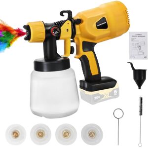 Wingfly Cordless Paint Sprayer Compatible With Dewalt 18v,21v Battery, Hvlp Fen Wingfly Cordless Paint Sprayer Compatible With Dewalt 18v,21v Battery, Hvlp Fen