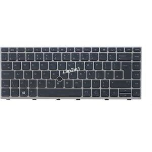 New Hp Elitebook 840 G5 G6 846 G5 745 G5 Uk Keyboard Silver Frame Backlit Point New Hp Elitebook 840 G5 G6 846 G5 745 G5 Uk Keyboard Silver Frame Backlit Point