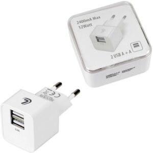 Lampa 2 Port Charger Plug Linea Essential Usb (A+a) -2400 Ma 12w 220/240 Lampa 2 Port Charger Plug Linea Essential Usb (A+a) -2400 Ma 12w 220/240