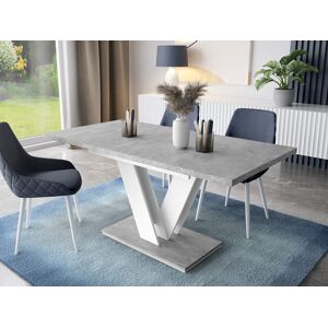 Impact Grey Dining Table Elegant Kitchen Table Small Extending 6 8 Seater Modern Masy Impact Grey Dining Table Elegant Kitchen Table Small Extending 6 8 Seater Modern Masy