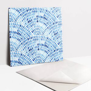 Tulup Peel & Stick Vinyl Decor Kitchen Wall Set Tiles Durable Watercolor Mosaic 30x30 Tulup Peel & Stick Vinyl Decor Kitchen Wall Set Tiles Durable Watercolor Mosaic 30x30