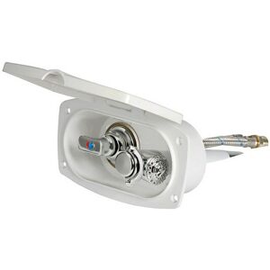 New Edge Shower Box White Pvc Hose 2.5 M Rear Shower Outlet - 1 Pc Osculati - New Edge Shower Box White Pvc Hose 2.5 M Rear Shower Outlet - 1 Pc Osculati -