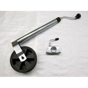 Securefix Direct Heavy Duty Caravan Jockey Wheel & Clamp 48mm (Nose Weight Gauge Trailer Handle) Securefix Direct Heavy Duty Caravan Jockey Wheel & Clamp 48mm (Nose Weight Gauge Trailer Handle)