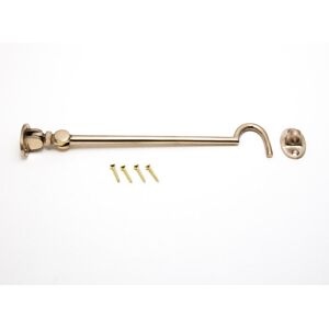 Onestopdiy Brass Cabin Hook Latch - 200mm Silent Type with Screws Onestopdiy Brass Cabin Hook Latch - 200mm Silent Type with Screws