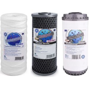Aquafilter Replacement Set Water Purifier Dechlorinator 10" Big Blue Jumbo Aquafilter Replacement Set Water Purifier Dechlorinator 10" Big Blue Jumbo