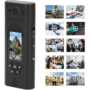 4k Clip Camera Small Wearable Video Camera 1.47 Inch Screen 180 Degree Rotatable 4k Clip Camera Small Wearable Video Camera 1.47 Inch Screen 180 Degree Rotatable
