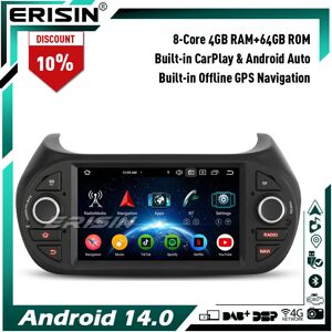 Erisin Android 14 Carplay Car Stereo Gps Fiat Fiorino Qubo Citroen Nemo Peugeot Bipper Erisin Android 14 Carplay Car Stereo Gps Fiat Fiorino Qubo Citroen Nemo Peugeot Bipper