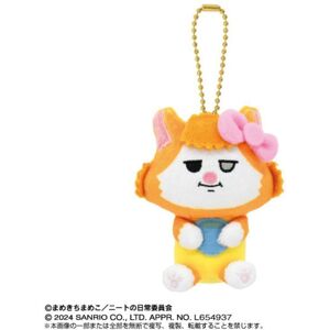 Bandai Purinui Mascot Mamekichi Mameko X Sanrio Characters Shinba Plush Japan Bandai Purinui Mascot Mamekichi Mameko X Sanrio Characters Shinba Plush Japan