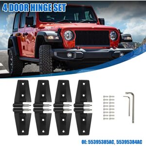 X Autohaux 4 Door Door Hinge Set No.55395385ac/55395384ac For Jeep Wrangler Jk 2007-2018 X Autohaux 4 Door Door Hinge Set No.55395385ac/55395384ac For Jeep Wrangler Jk 2007-2018
