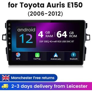 Junsun 4+64gb Carplay For Toyota Auris E150 2006-2012 Android 12.0 Car Radio Gps Satnav Junsun 4+64gb Carplay For Toyota Auris E150 2006-2012 Android 12.0 Car Radio Gps Satnav