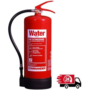 Commander 6 Litre Water Fire Extinguisher Ce Kitemarked, Bracket, 6ltr, 5 Year Warranty Commander 6 Litre Water Fire Extinguisher Ce Kitemarked, Bracket, 6ltr, 5 Year Warranty