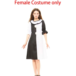Does Not Apply Terrifierr Cosplay Costume 1 Set Female Or Male Horror Carnival Party Skin-Tight Does Not Apply Terrifierr Cosplay Costume 1 Set Female Or Male Horror Carnival Party Skin-Tight