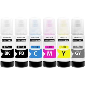 Does Not Apply Ink Compatible With Epson 114 Multipack For Ecotank Et-8500 Et-8550 (6x 70ml) Does Not Apply Ink Compatible With Epson 114 Multipack For Ecotank Et-8500 Et-8550 (6x 70ml)